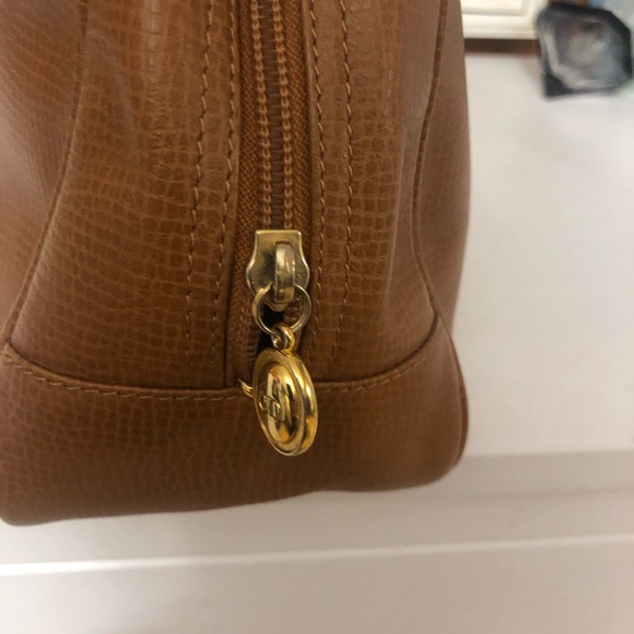 Authentic RARE CHRISTIAN DIOR Iguana embossed leather handbag - Picture 8 of 12